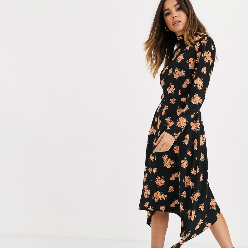 Fabulous Fall Floral Dress